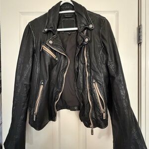 Mauritius Women's Leather Jacket Size S Black